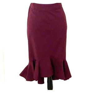 Classy flounce skirt